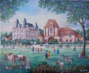 Jour de printemps aux Barils 38x48
